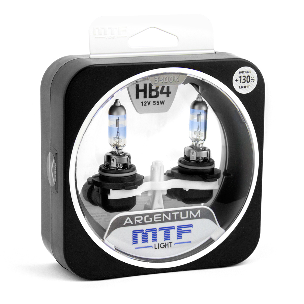 MTF Light Argentum + 130% HB4(9006) 12V/55 w