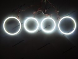 Ангельские глазки LED на Hyundai Sonata 06-07