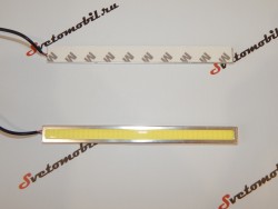 Сверхяркие и ультратонкие ходовые огни COB (17 см в хромированном корпусе)
