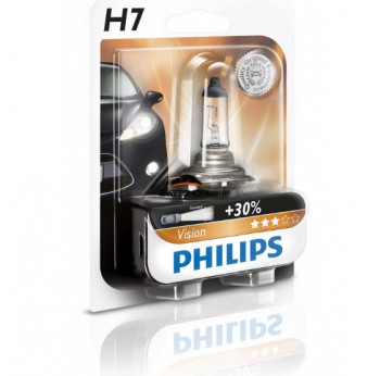 Philips Vision + 30 % H7 12V/55w