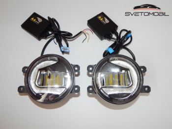 Светодиодные ПТФ с ходовыми огнями для Lexus ES 250/300h/350 (2012-2016) тип 2