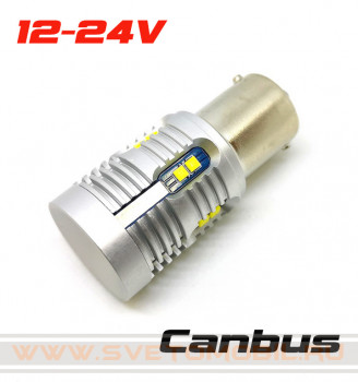 Светодиодная лампа P21W (1156, 12 smd) белый