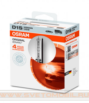 Ксеноновая лампа Osram D1S Xenarc Original (66140)